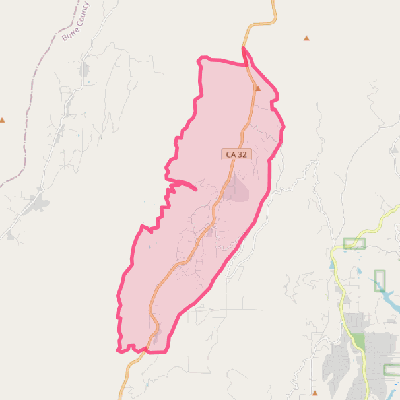 Map of Forest Ranch