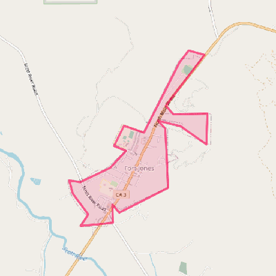 Map of Fort Jones