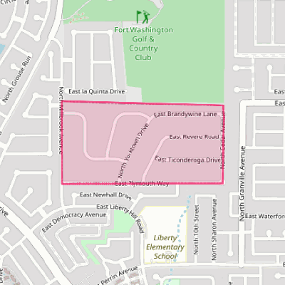 Map of Fort Washington