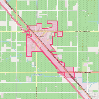 Map of Fowler