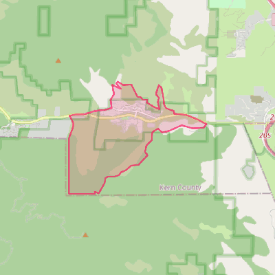 Map of Frazier Park