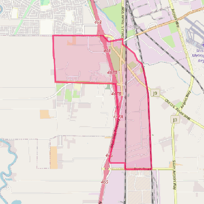 Map of French Camp