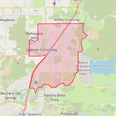 Map of French Valley