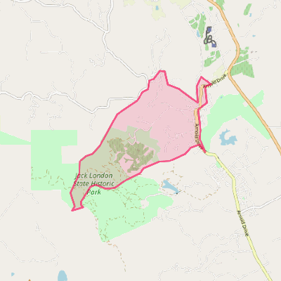 Map of Glen Ellen