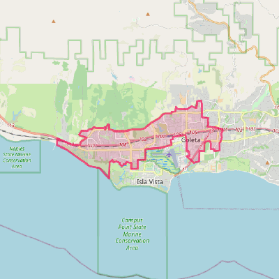 Map of Goleta