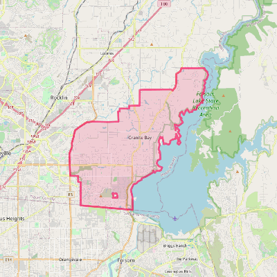 Map of Granite Bay