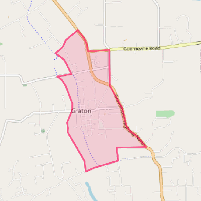 Map of Graton