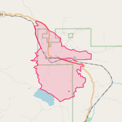 Map of Greenville