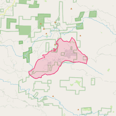 Map of Grizzly Flats