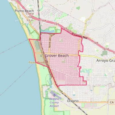 Map of Grover Beach