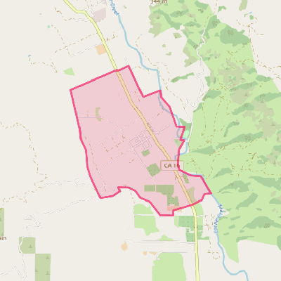 Map of Guinda