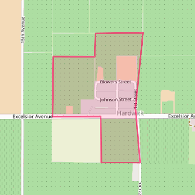 Map of Hardwick