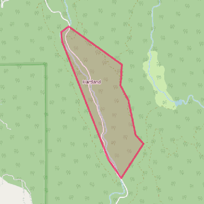 Map of Hartland