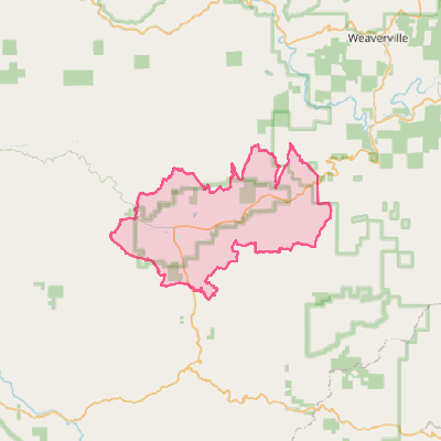 Map of Hayfork