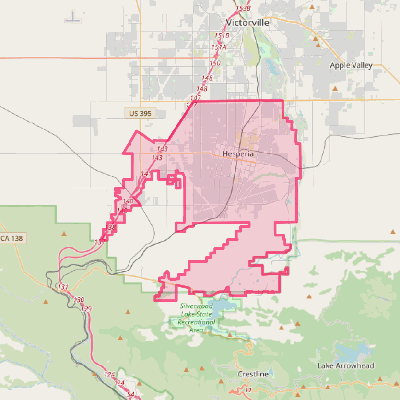 Map of Hesperia