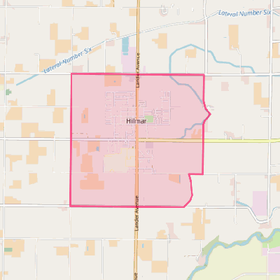 Map of Hilmar-Irwin