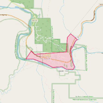 Map of Hiouchi