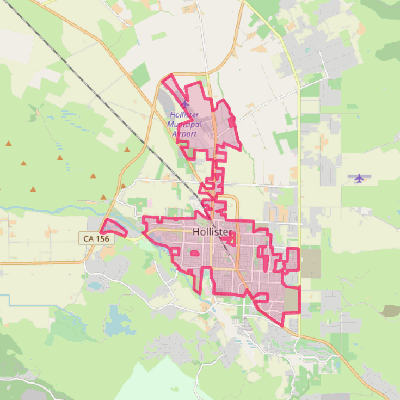 Map of Hollister