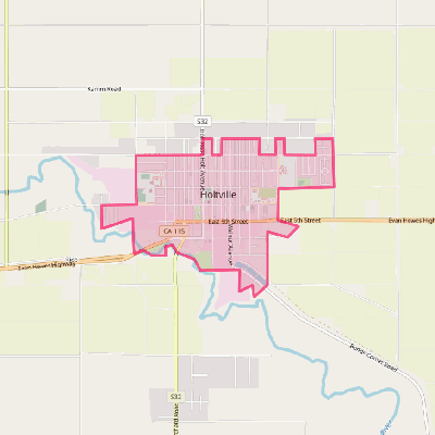 Map of Holtville