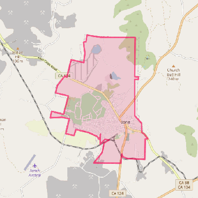 Map of Ione