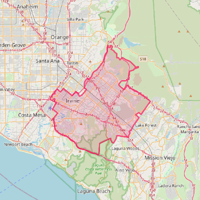 Map of Irvine