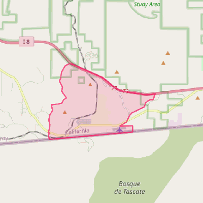 Map of Jacumba
