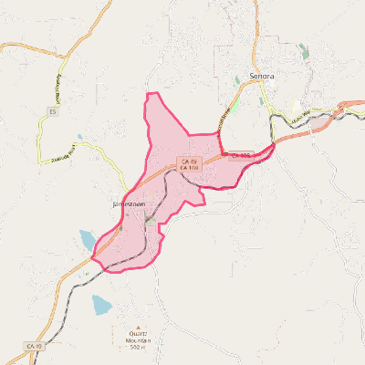 Map of Jamestown