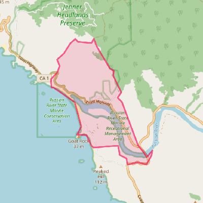 Map of Jenner
