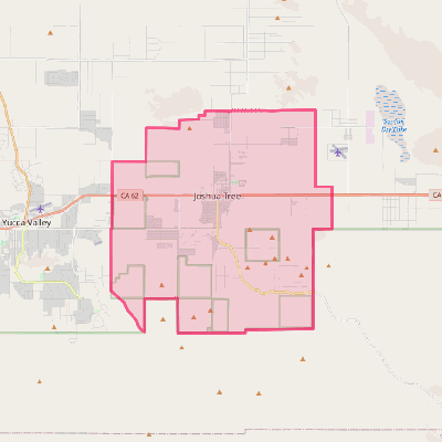 Map of Joshua Tree