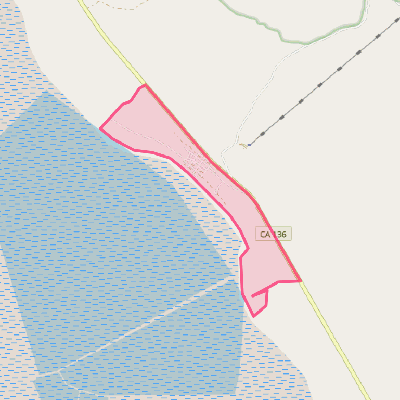 Map of Keeler