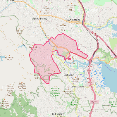 Map of Kentfield