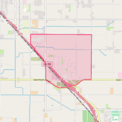 Map of Keyes