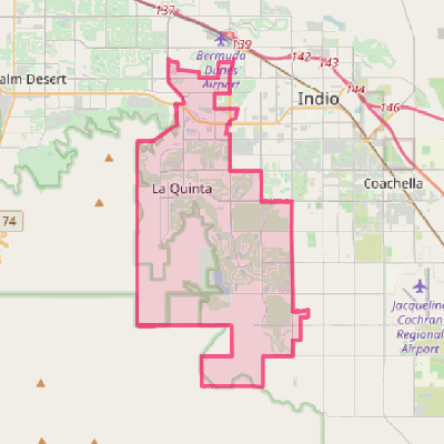 Map of La Quinta