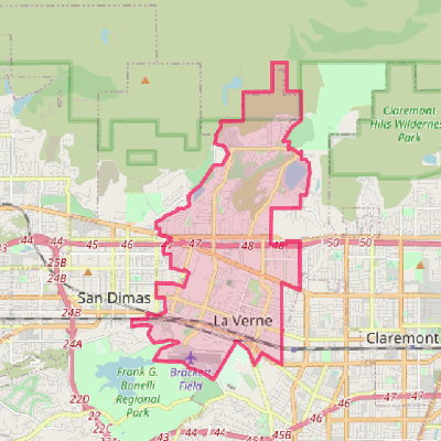 Map of La Verne