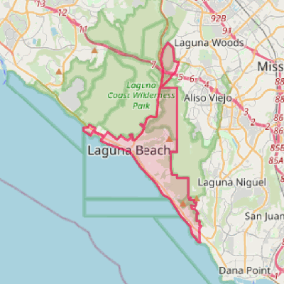 Map of Laguna Beach