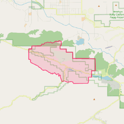 Map of Lake Hughes