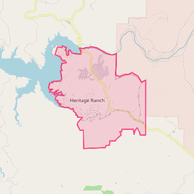 Map of Lake Nacimiento