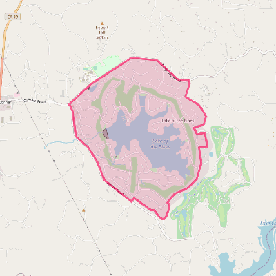 Map of Lake of the Pines