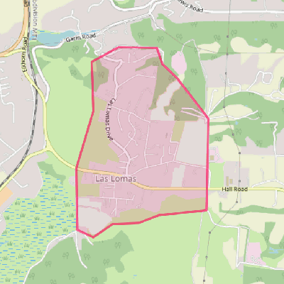 Map of Las Lomas