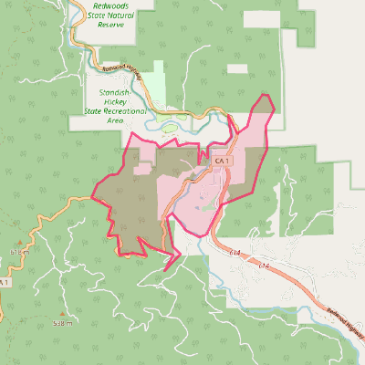 Map of Leggett