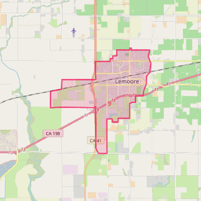 Map of Lemoore