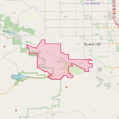 Map of Leona Valley