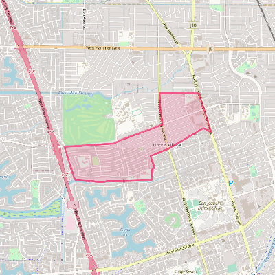 Map of Lincoln Village