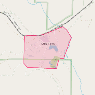 Map of Little Valley