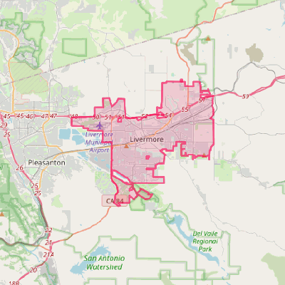 Map of Livermore