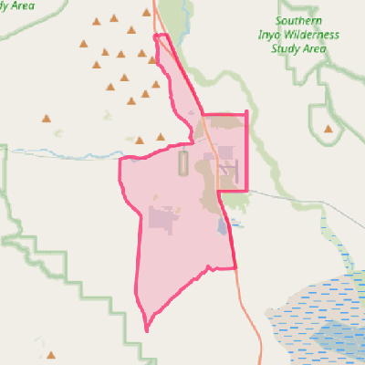 Map of Lone Pine