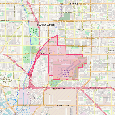 Map of Los Alamitos