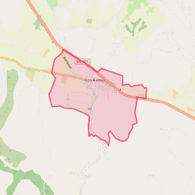 Map of Los Alamos