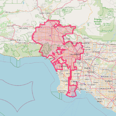 Map of Los Angeles