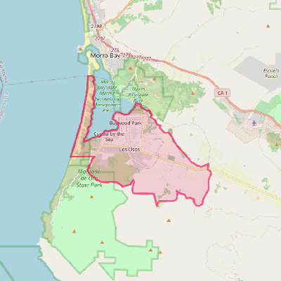 Map of Los Osos
